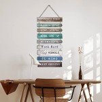 Rustic Motivational Wood Wall Art for Home