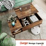 Rustic Lift Top Coffee Table with Storage