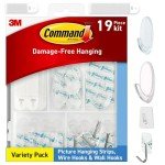Damage-Free Hanging Strips and Hooks Variety Pack