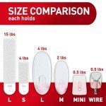 Damage-Free Hanging Strips and Hooks Variety Pack