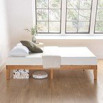 Mellow Naturalista 12" Solid Wood Platform Bed