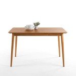 ZINUS Jen 47" Solid Wood Dining Table