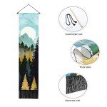 Forest Sunset Night Sky Tapestry Set - 2PCS