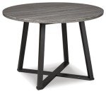 Centiar Gray and Black Dining Room Table