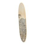 Coastal Surfboard Wall Decor for Living Room