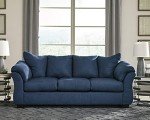 Darcy Dark Blue Casual Plush Sofa by Ashley