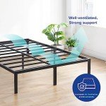 Queen Size Heavy Duty Steel Bed Frame - Black