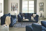 Darcy Dark Blue Casual Plush Sofa by Ashley