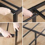 Queen Size Heavy Duty Steel Bed Frame - Black