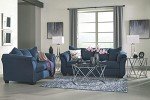 Darcy Dark Blue Casual Plush Sofa by Ashley