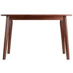 Winsome Shaye Walnut Dining Table 47.2" x 29.5