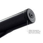 Set of 4 Black Metal Dining Chairs