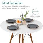 Mid-Century Modern 5-Piece Dining Set