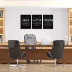 Motivational Canvas Wall Art Set - 3 Pieces