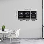 Motivational Canvas Wall Art Set - 3 Pieces