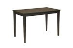Kimonte Black Rectangular Dining Room Table