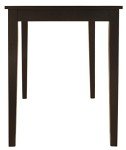 Kimonte Black Rectangular Dining Room Table