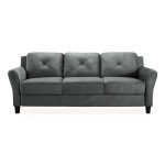 Harrington Grey Sofa by Lifestyle Solutions