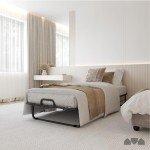 Milliard Twin Folding Bed with Memory Foam Mattress