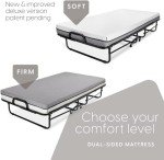 Milliard Twin Folding Bed with Memory Foam Mattress