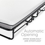 Milliard Twin Folding Bed with Memory Foam Mattress