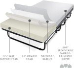 Milliard Twin Folding Bed with Memory Foam Mattress