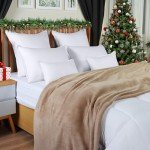 Fluffy Cotton Queen Bed Pillows - 2 Pack