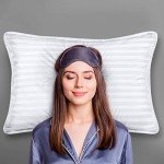 Fluffy Cotton Queen Bed Pillows - 2 Pack