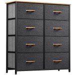 YITAHOME 8-Drawer Fabric Dresser with Wooden Top