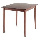 Winsome Walnut Dining Table and Chairs Set