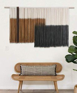 Large Dip Dye Macrame Wall Hanging - Boho Decor