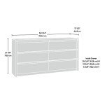 Sauder Harvey Park Walnut Storage Cabinet