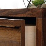 Sauder Harvey Park Walnut Storage Cabinet