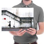 Banksy Girl with Red Balloon Canvas Art
