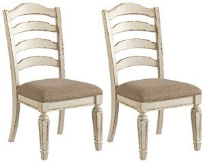 Ashley Realyn Antique White Dining Room Chairs (2)