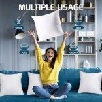 Square Polyester Decorative Pillow Inserts (Set of 2)