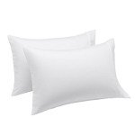 Lightweight Microfiber Pillowcases - 2-Pack, White