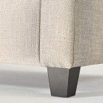 Zinus Josh Love Seat in Beige – 56"x30"x32