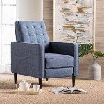 Christopher Knight Home Dark Blue Recliner Chair