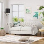 Kyle Traditional Chesterfield Loveseat Sofa Set