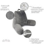 Milliard Shredded Foam Reading and Gaming Pillow