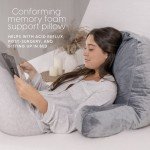 Milliard Shredded Foam Reading and Gaming Pillow