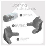 Milliard Shredded Foam Reading and Gaming Pillow