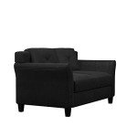 Modern Schwarz Harrington Loveseat by Lifestyle Solutions