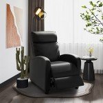 Homall Black PU Leather Recliner Chair
