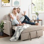 3-in-1 Convertible Sofa Bed for Small Spaces