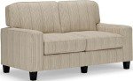 Beige Modern Sofa with Tool-Free Assembly