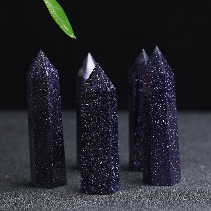 Blue Sandstone Crystal Obelisk Tower Point
