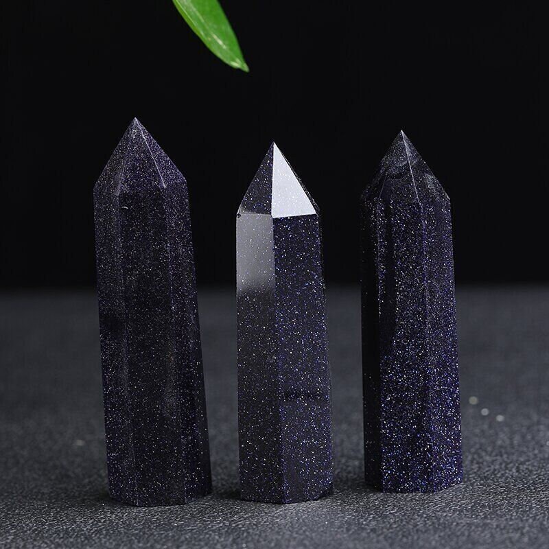 Blue Sandstone Crystal Obelisk Tower Point