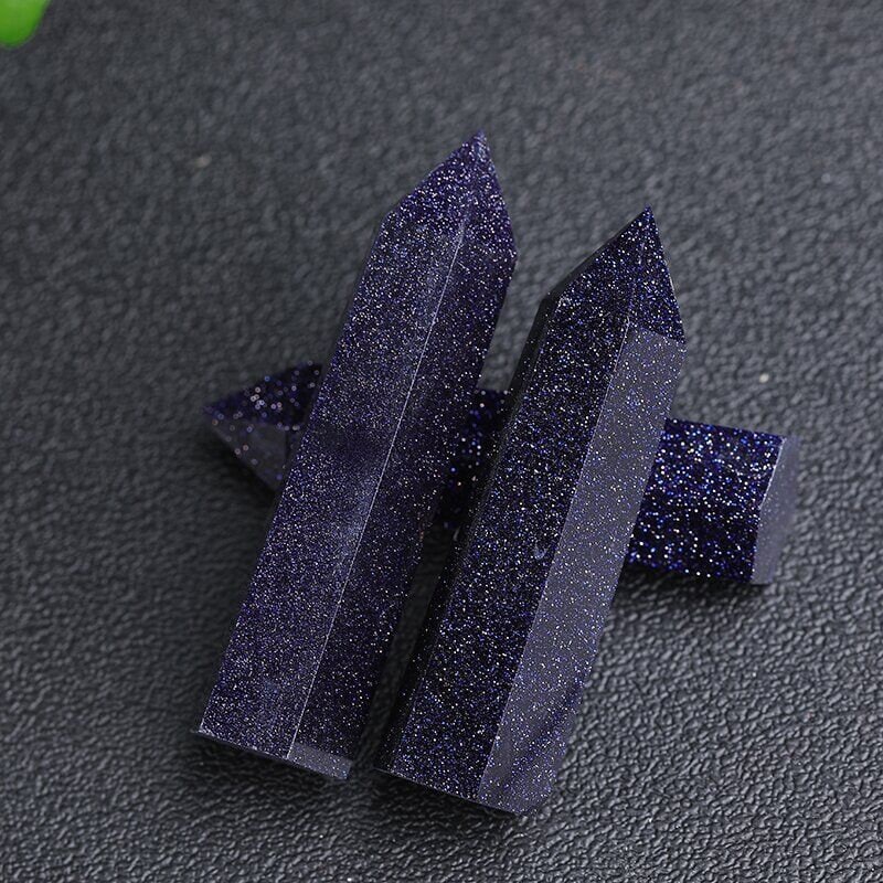 Blue Sandstone Crystal Obelisk Tower Point